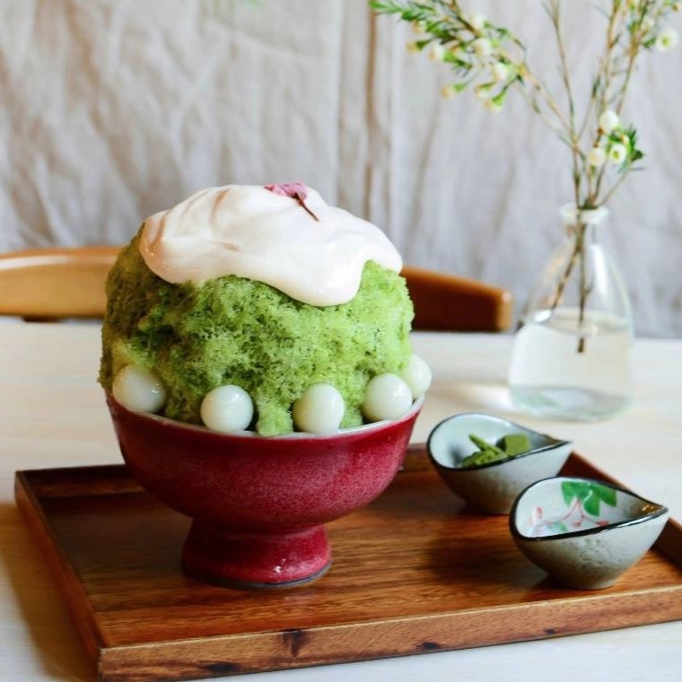 cac mon trang mieng tu tra xanh,  thuong thuc cac mon trang mieng vi tra xanh,  mon trang mieng vi tra xanh o tp.hcm anh 1