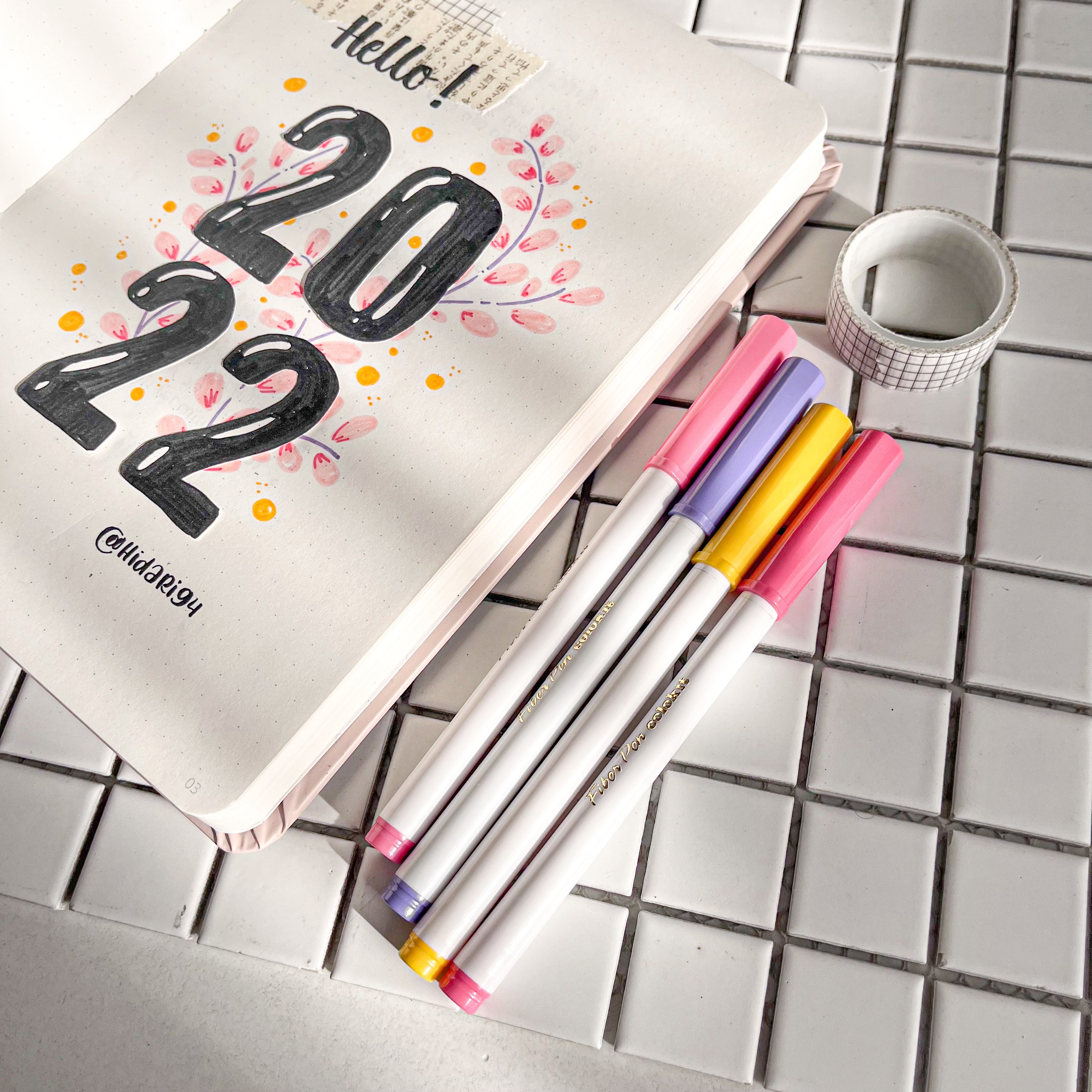 goi y lam bullet journal,  bullet journal 2022,  chuan bi bullet journal cho nam 2022 anh 5