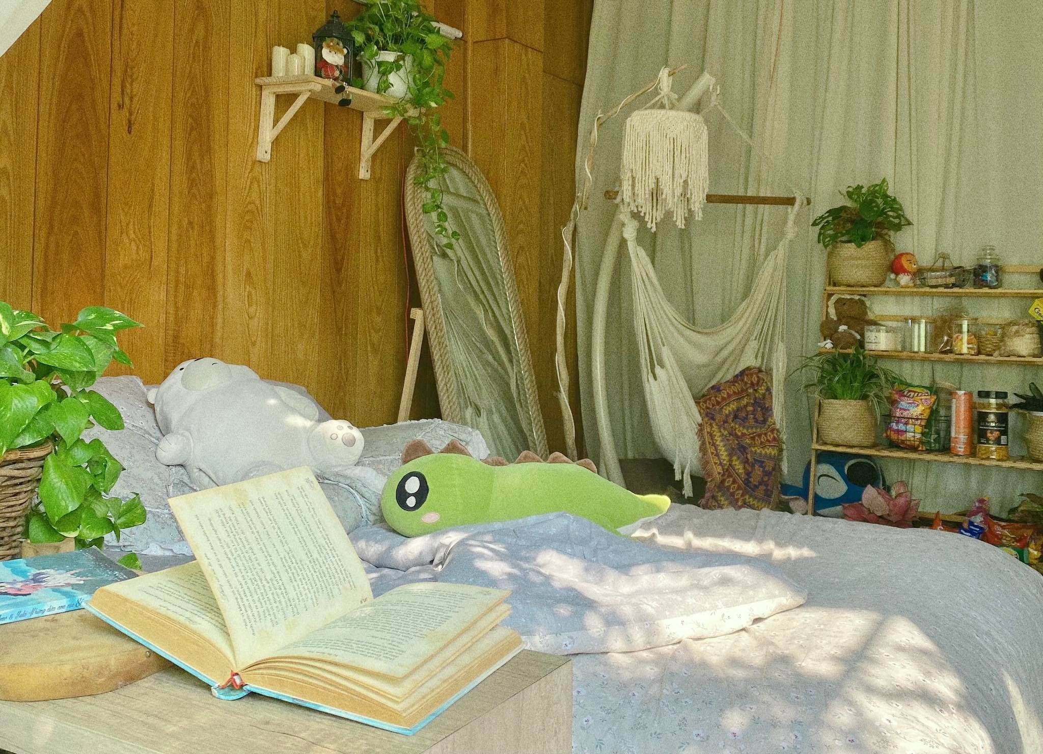 Bien nha thue o TP.HCM thanh studio chup anh phong cach Bohemian hinh anh