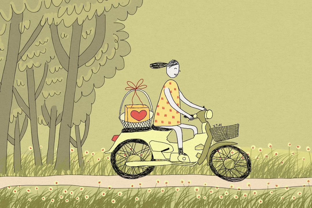 Phan qua Tet dac biet cua bac chu tro hinh anh