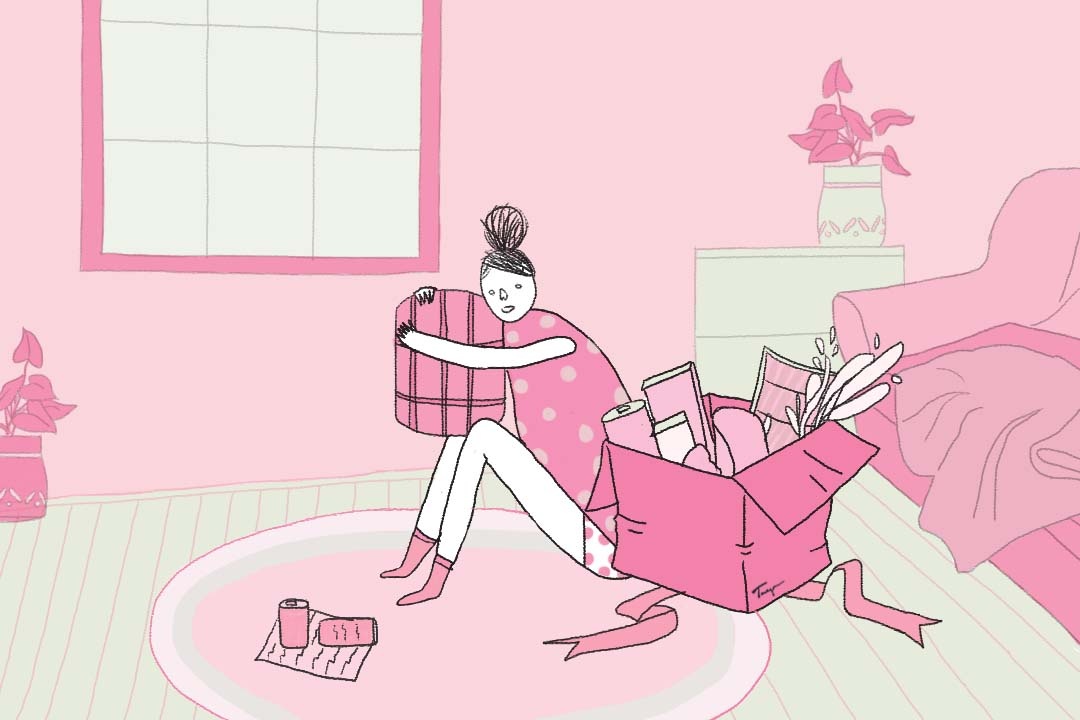 Toi don Tet tre cung thung do an me gui tu Viet Nam sang hinh anh