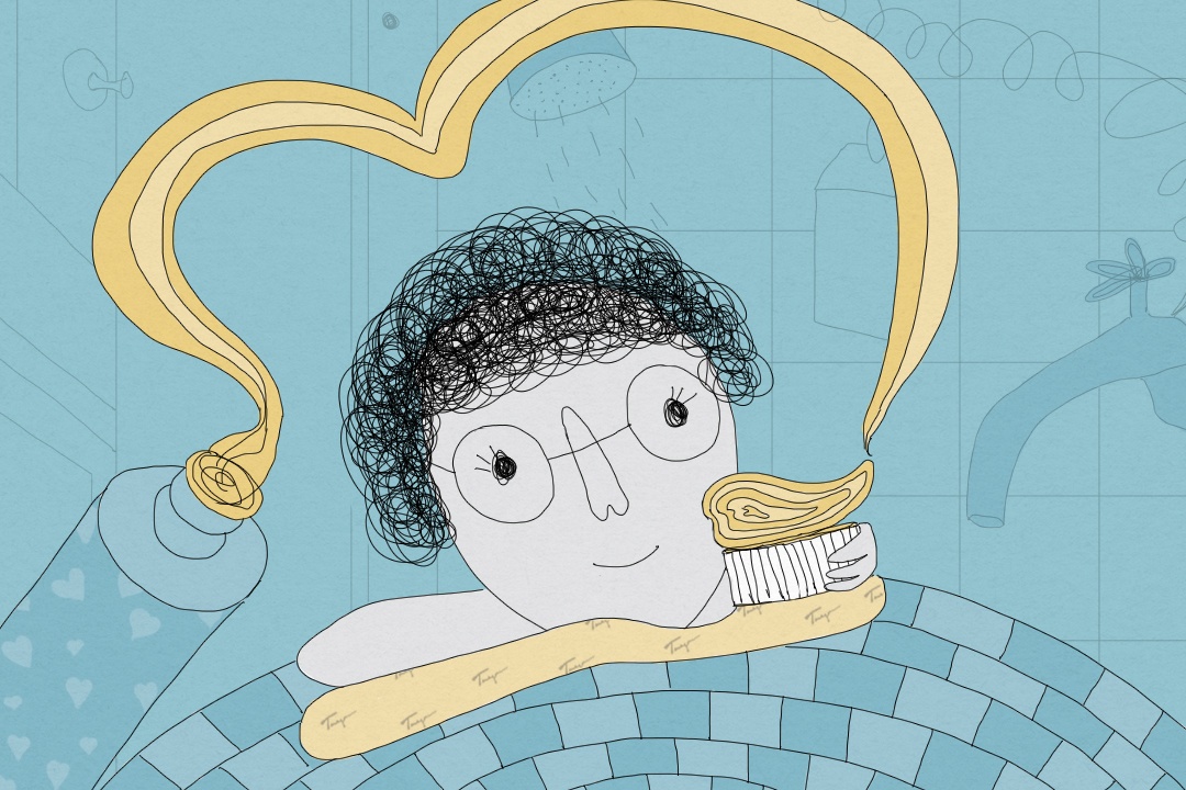 Bo van giu thoi quen bom kem danh rang cho me hinh anh