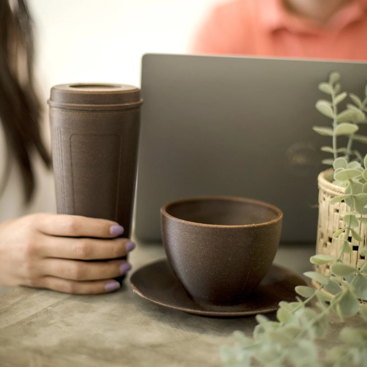 coc ca phe lam tu ba ca phe,  tai che ba ca phe,  coc lam tu ba ca phe anh 2