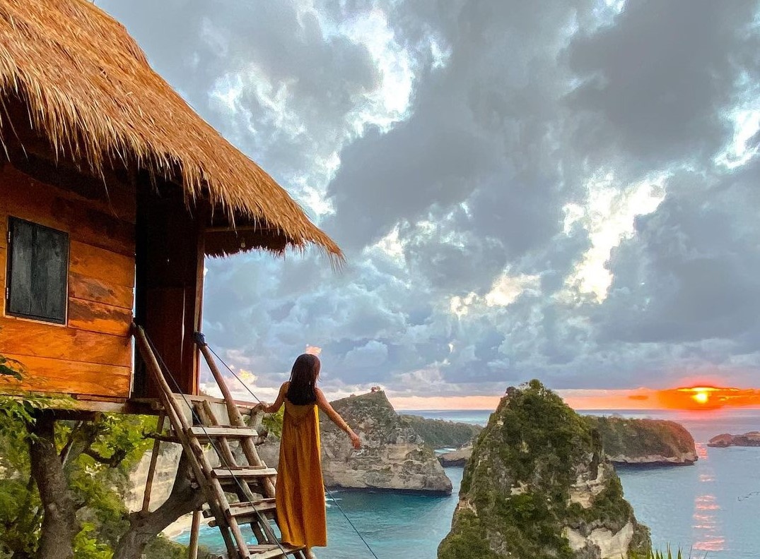 Mat trai cua nhung ngoi nha tren cay o Indonesia hinh anh