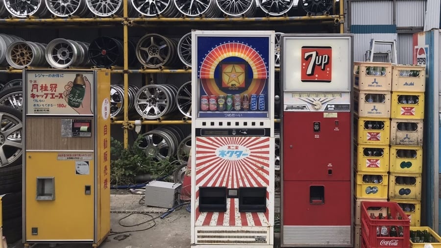 may ban hang,  du lich Nhat Ban anh 1