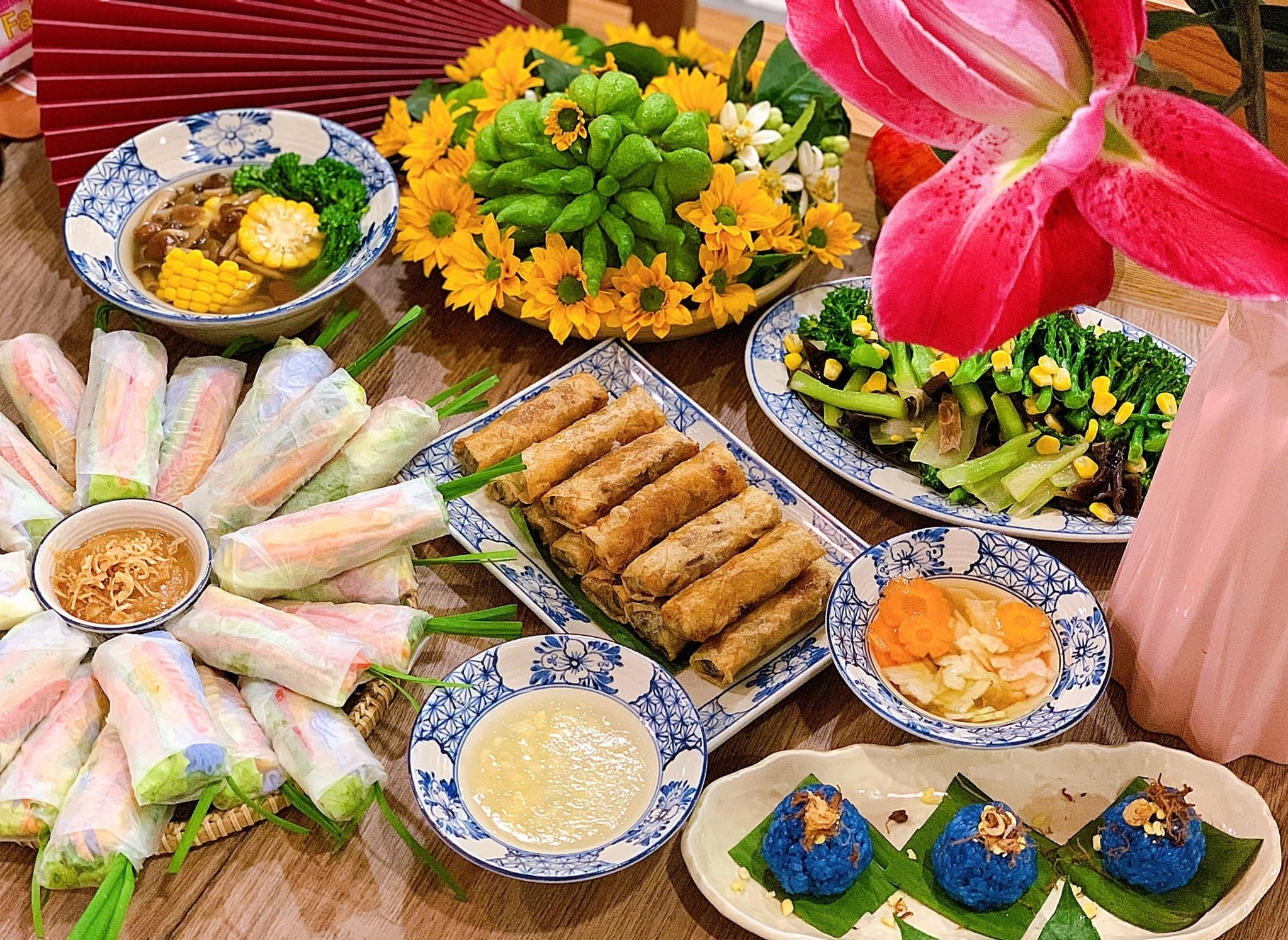 Tu chuan bi mam cung chay cho ram thang Gieng hinh anh