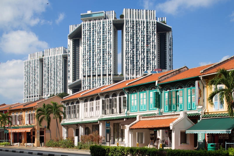 Lac loi giua pho Tanjong Pagar mang ve dep vuot thoi gian o Singapore hinh anh