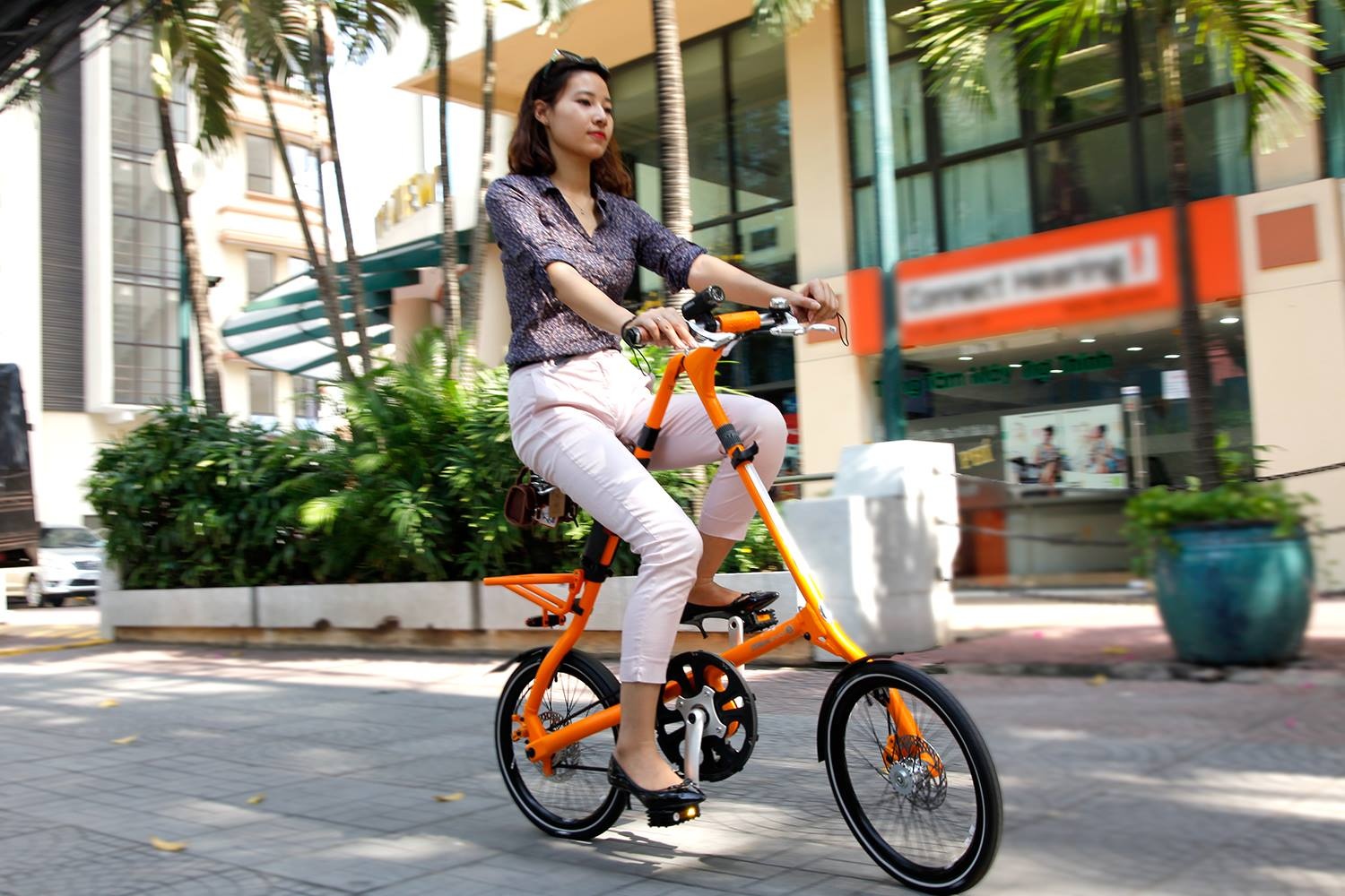 Xe dap gap dang la gia nghin do o Sai Gon hinh anh