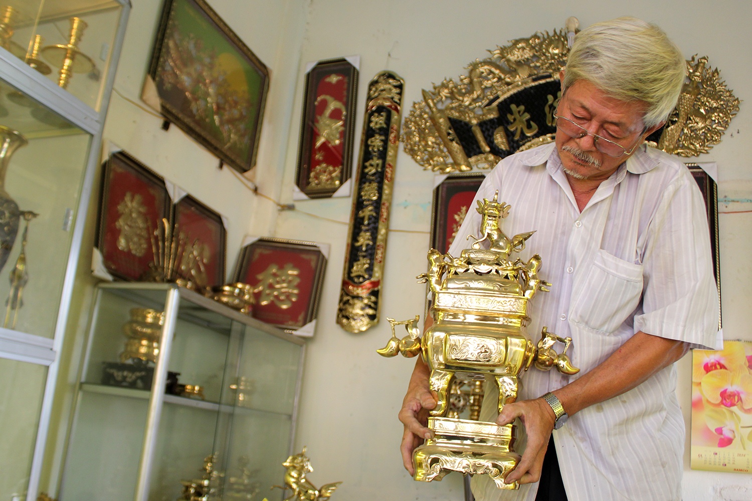 Lang duc lu dong cuoi cung o Sai Gon hoi ha chay hang Tet hinh anh