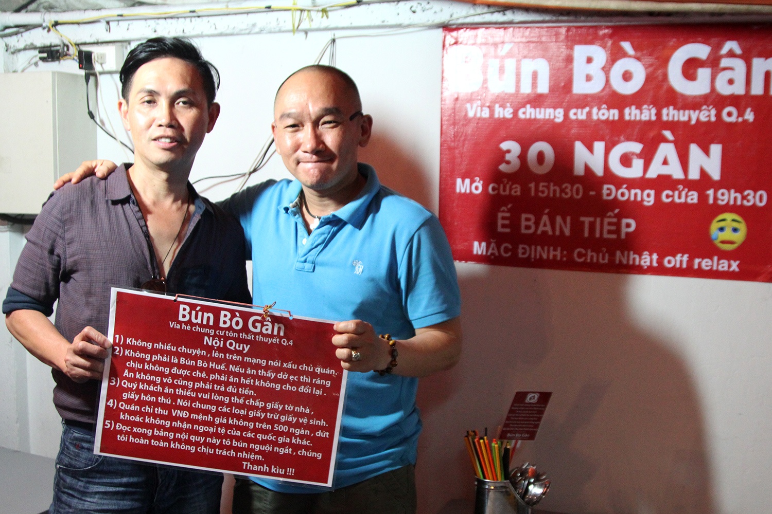 Duoc tra bang noi quy hai, chu quan bun bo gan noi gi? hinh anh