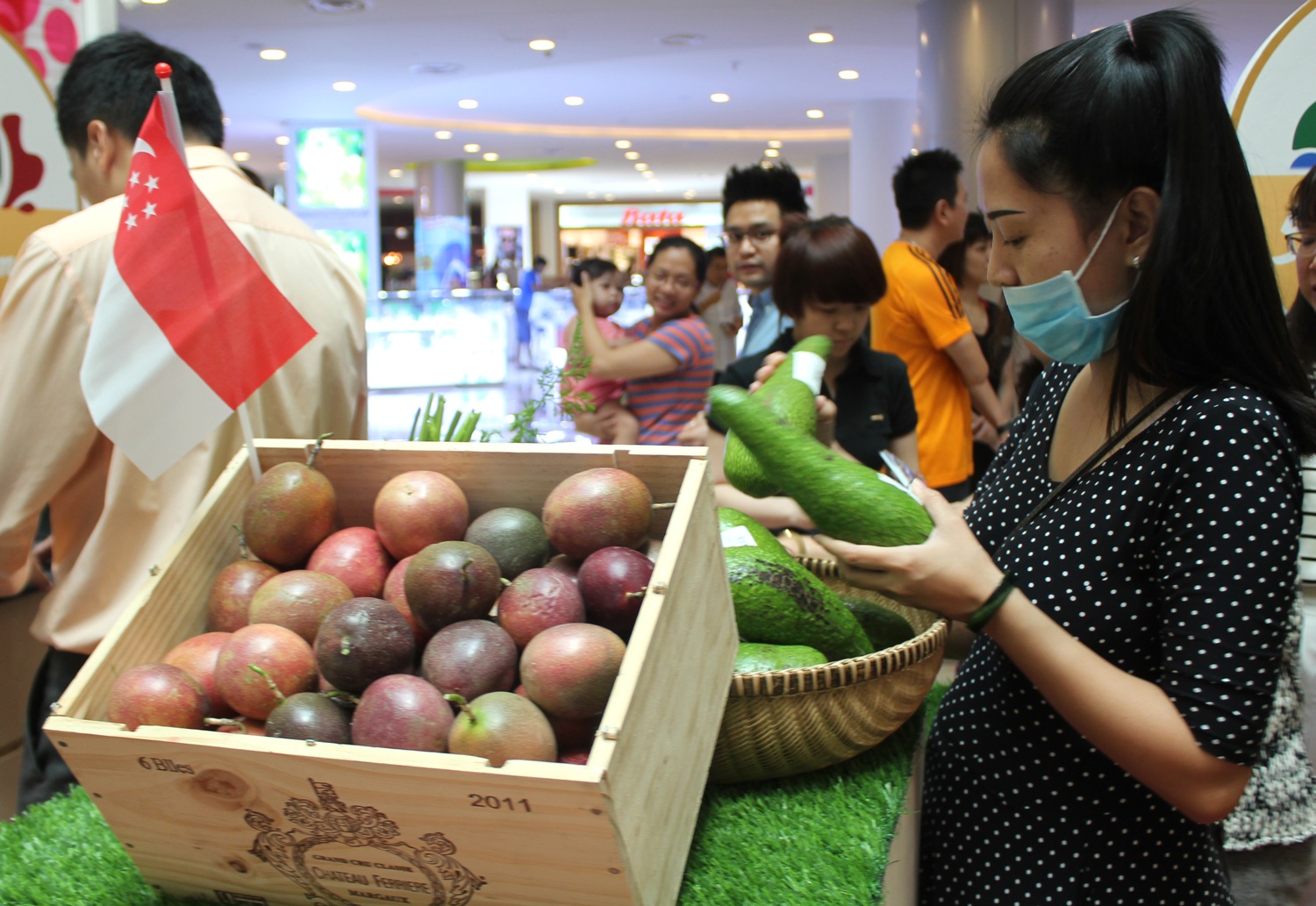 Rau sach Singapore gia re o Sai Gon hinh anh