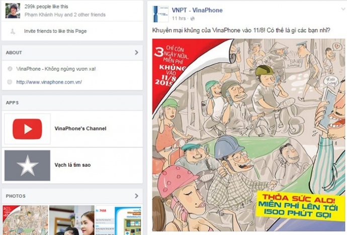 VinaPhone kiem tien, co vu vua lai xe vua nghe dien thoai? hinh anh