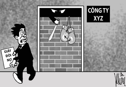 Di doi no cung ngan hang hinh anh