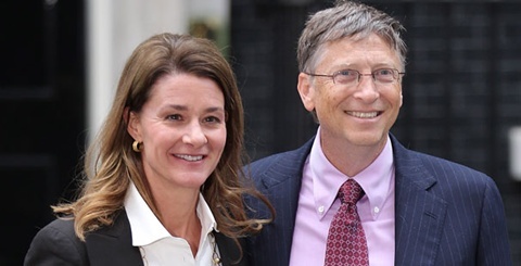Nguoi dan ba hoan hao phia sau ty phu Bill Gates hinh anh
