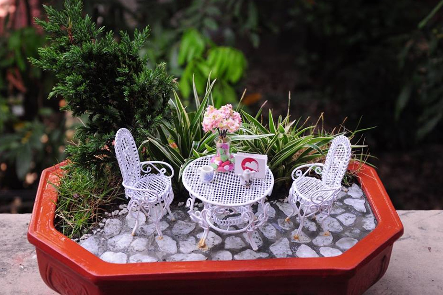 Khu vuon, cong vien mini 20 cm o Sai Gon hinh anh