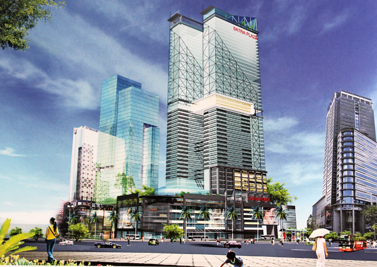 Xay trung tam thuong mai 40 tang tren nen Thuong xa Tax hinh anh