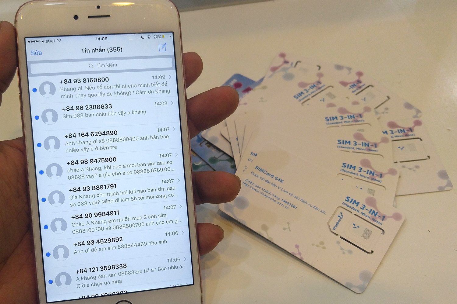 Thue bao tra truoc phai ke khai lai ten tuoi truoc 1/9/2017 hinh anh