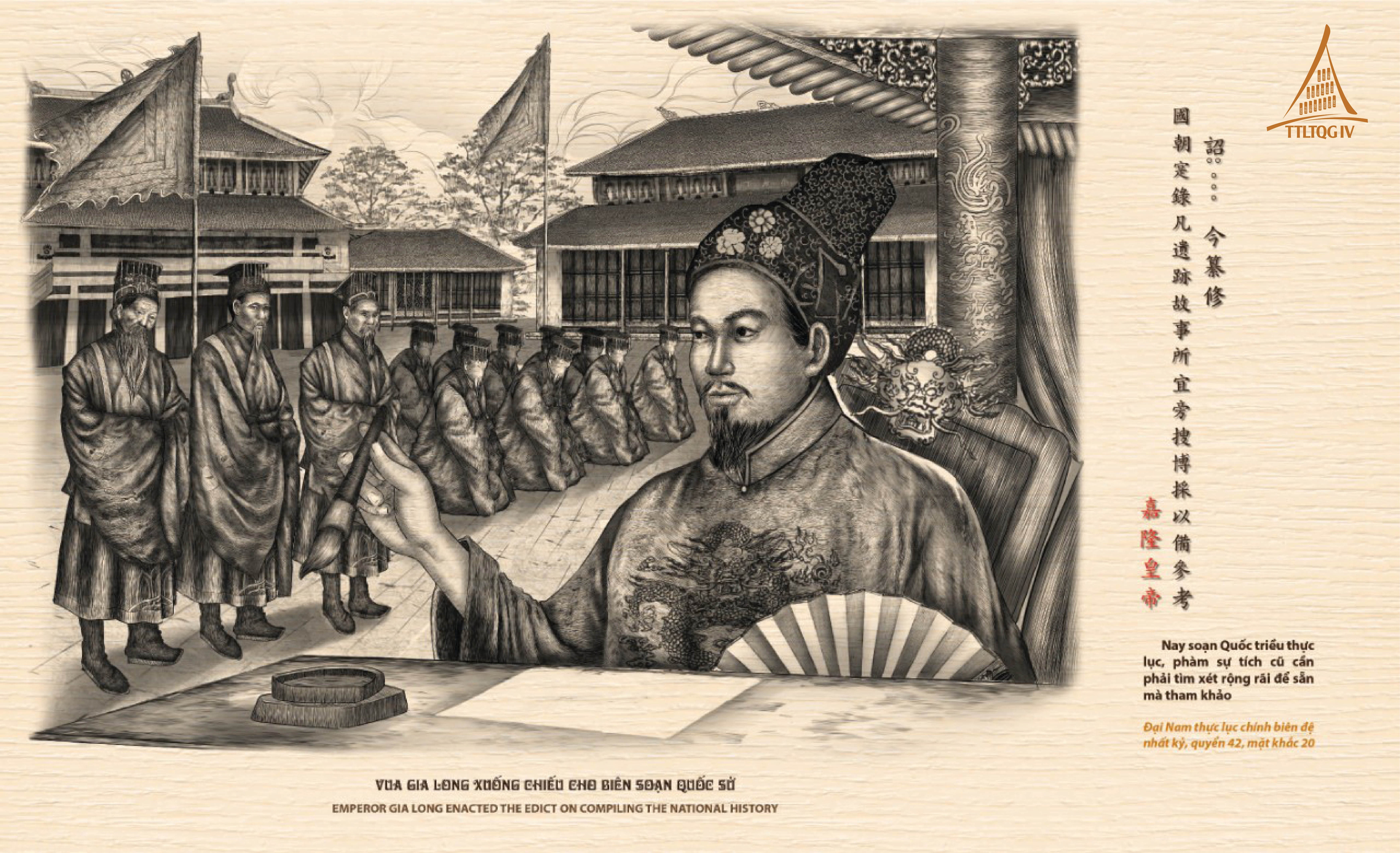 Qua trinh tao tac quoc bao hoang trieu bang tranh ve hinh anh