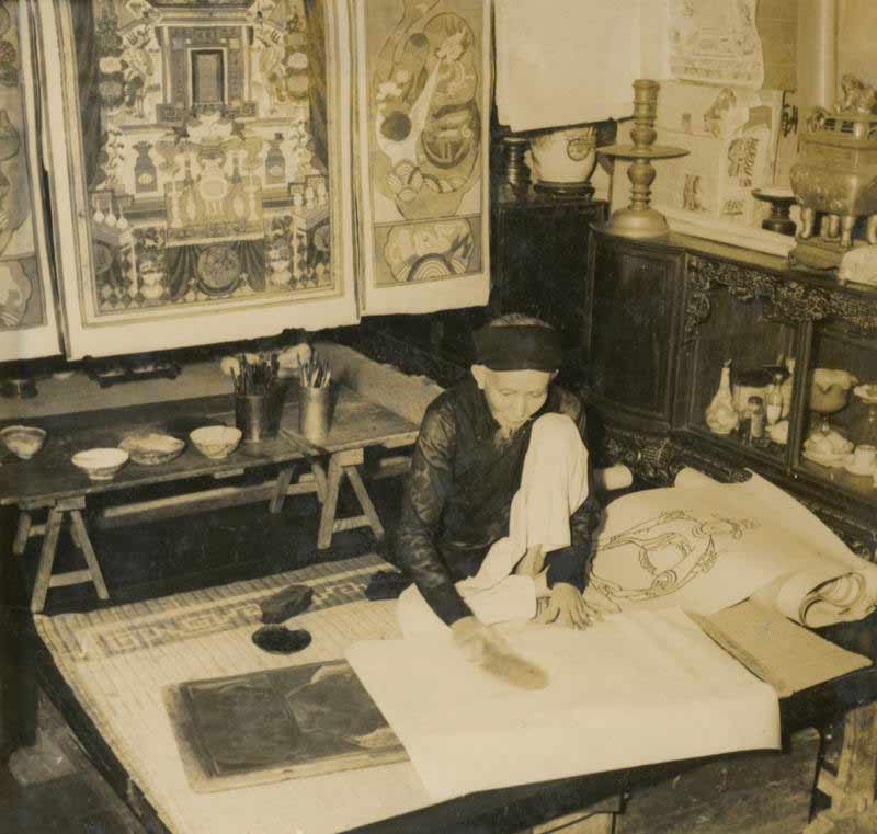 Dieu it biet ve tranh ngay Tet cua nguoi Viet xua hinh anh