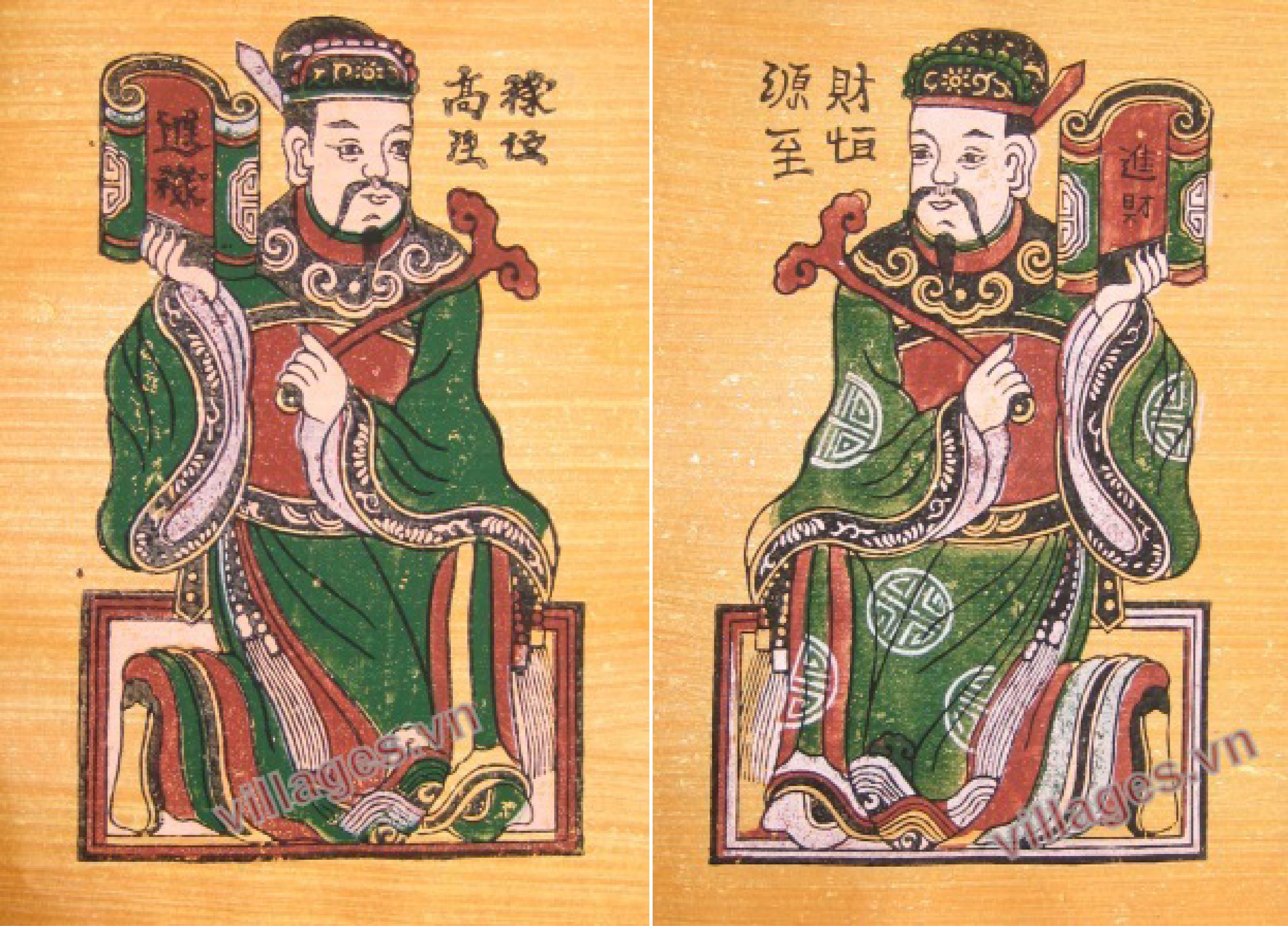 Tranh ngay Tet cua nguoi Viet xua anh 2