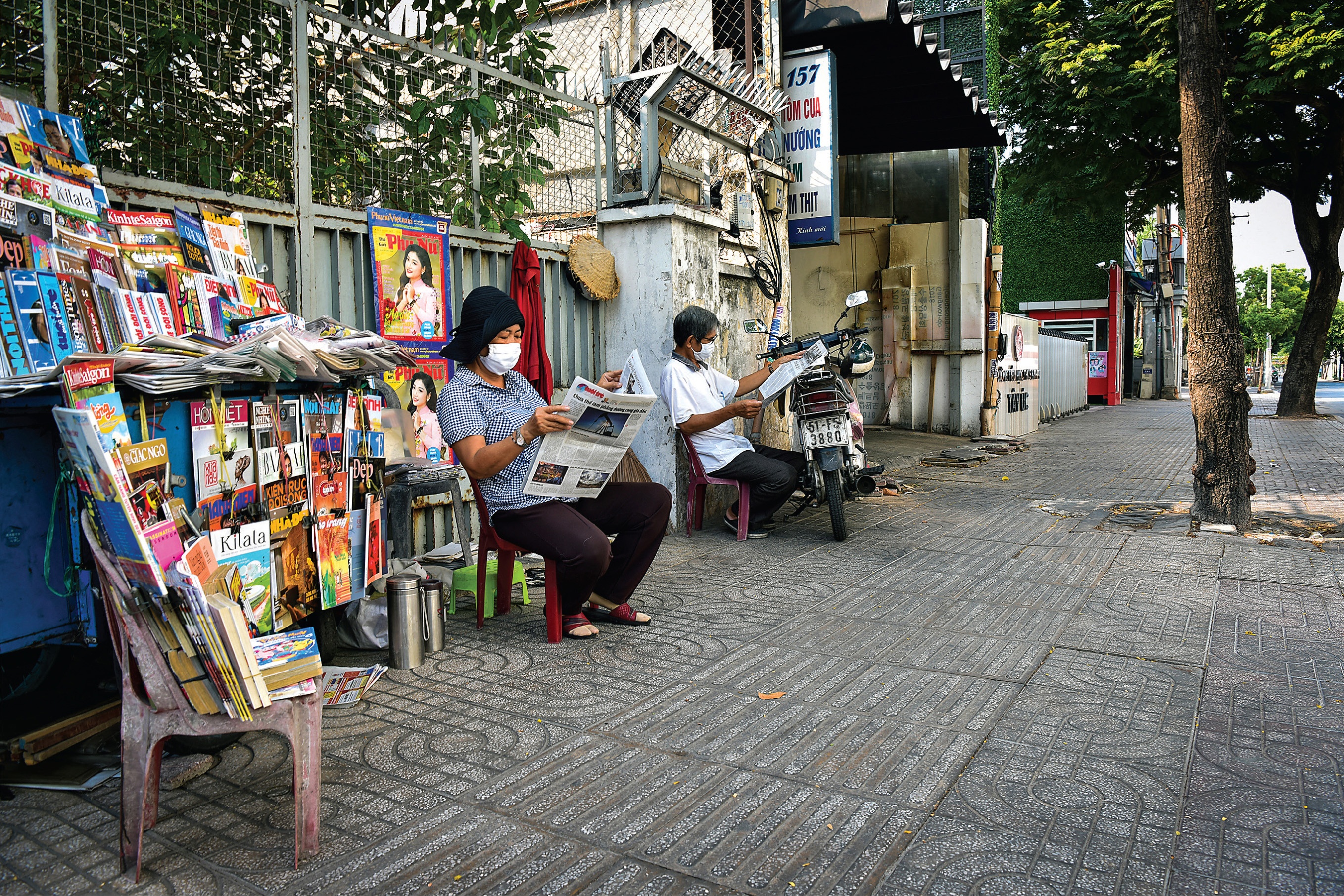 TP.HCM thanh vang trong nhung ngay gian cach hinh anh