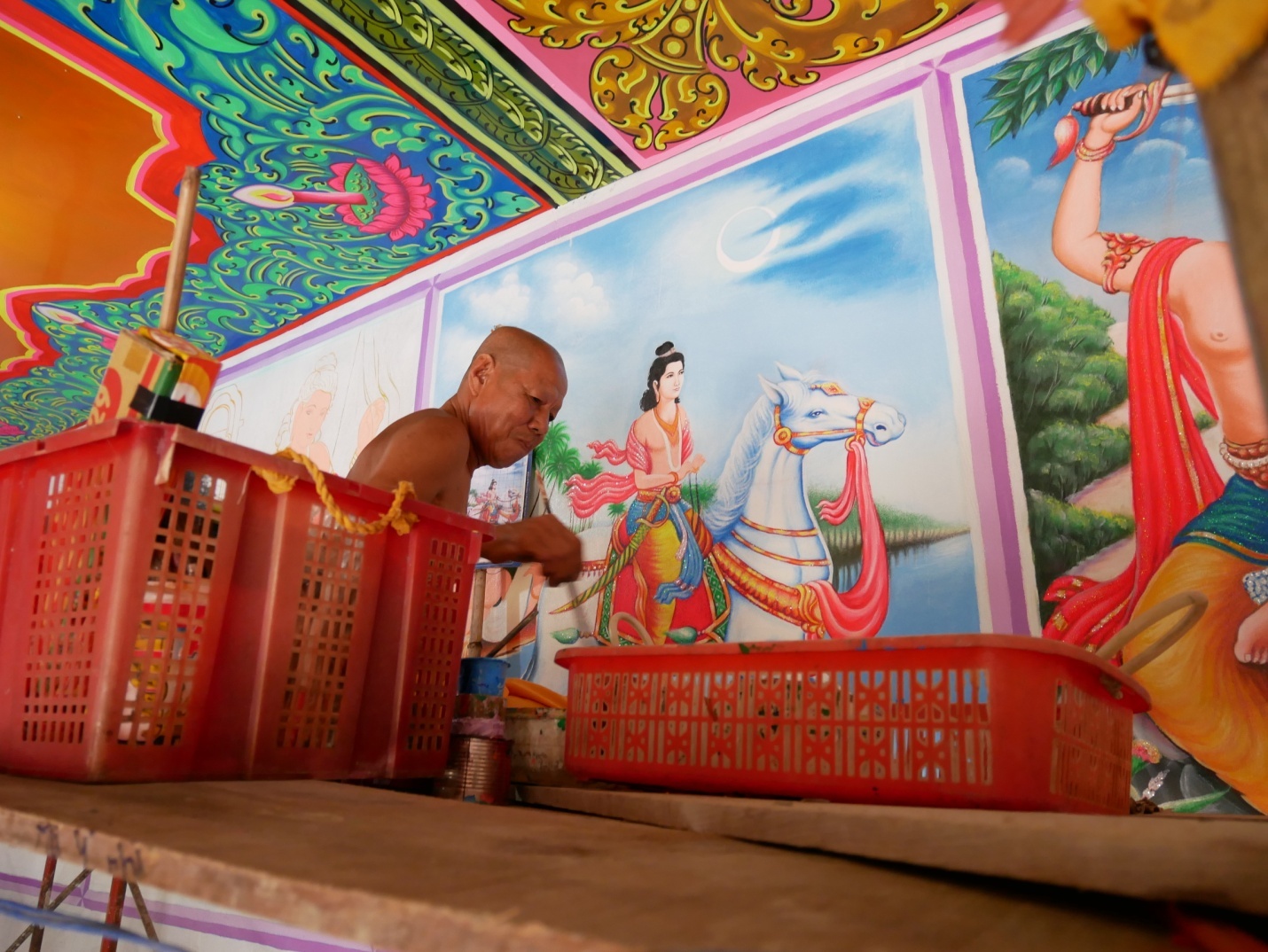 Tranh tuong Khmer Nam Bo anh 2