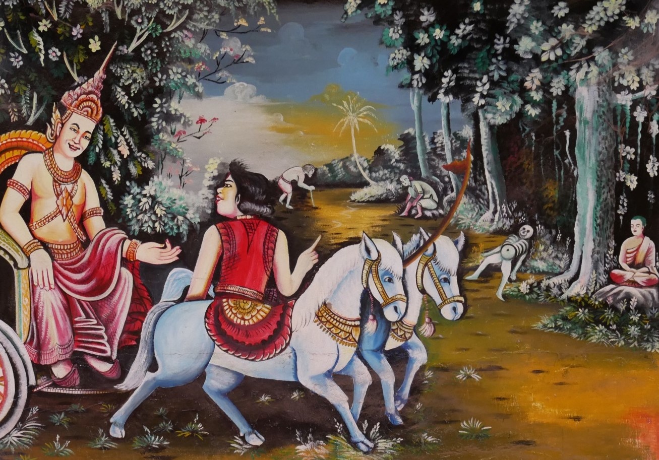 Cuoc doi duc Phat qua tranh tuong Khmer Nam Bo hinh anh