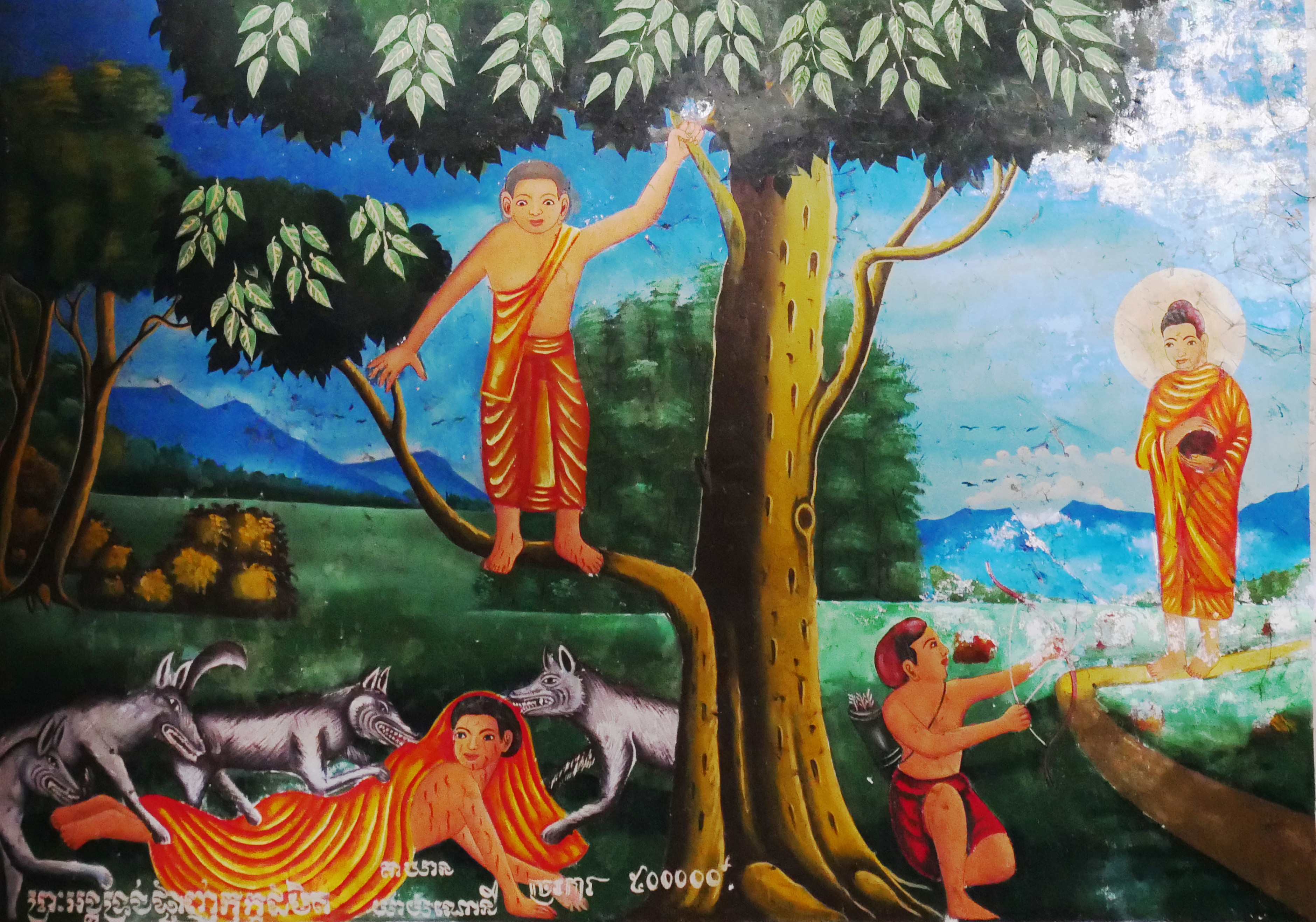 Tranh tuong Khmer Nam Bo anh 1