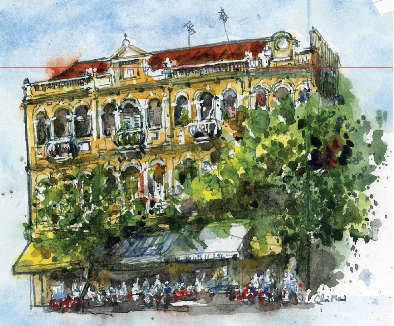 Nha co o TP.HCM qua nhung buc ky hoa hinh anh