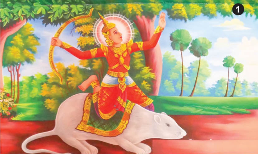 Tranh tuong Khmer Nam Bo anh 1