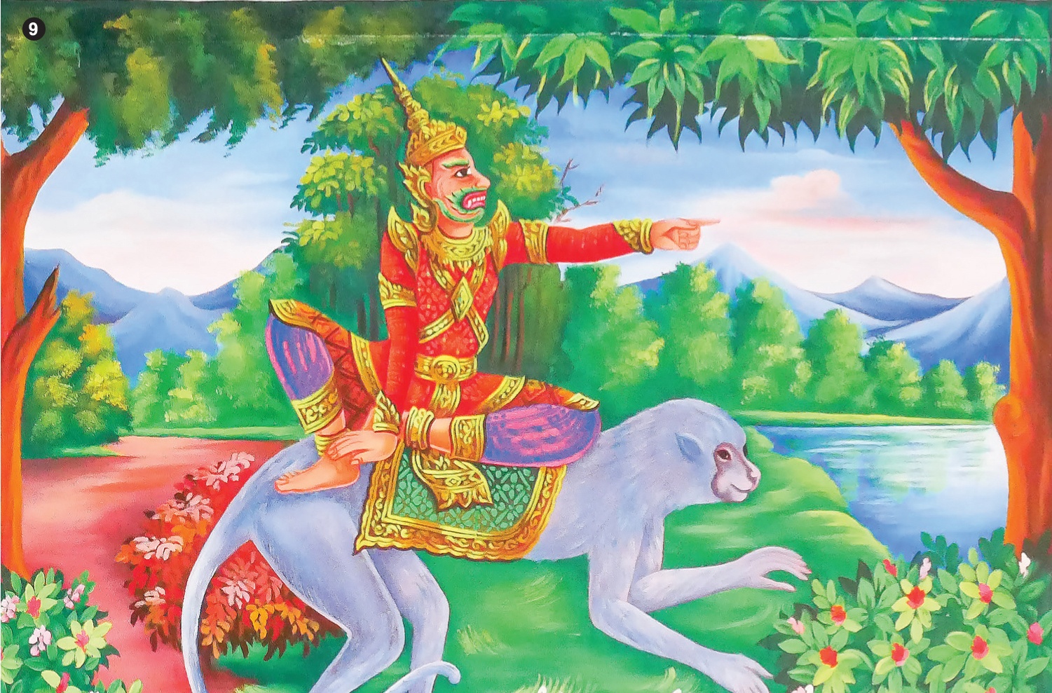 Tranh tuong Khmer Nam Bo anh 9