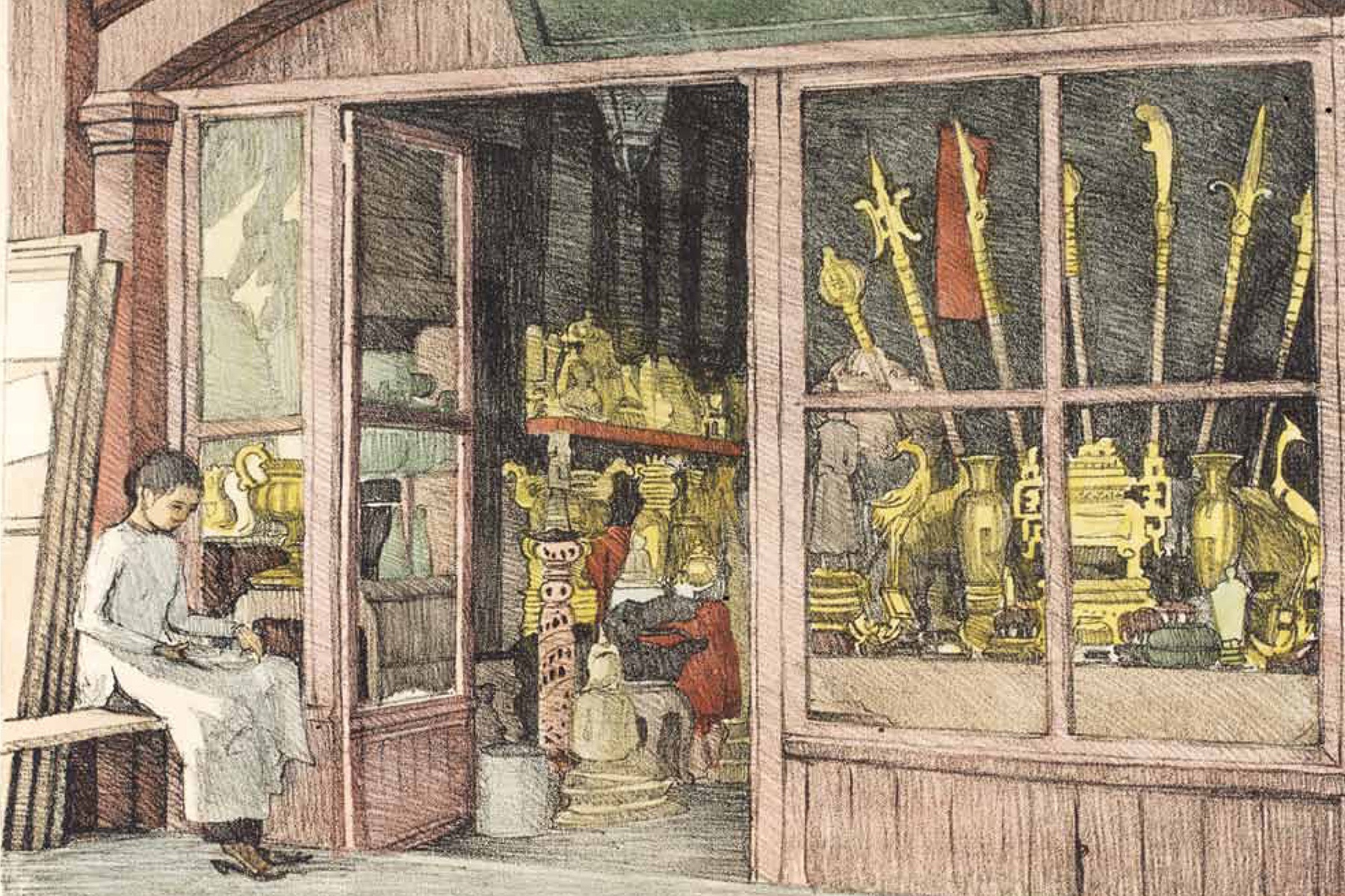 Nhung nghe pho bien cua nguoi Viet 100 nam truoc hinh anh