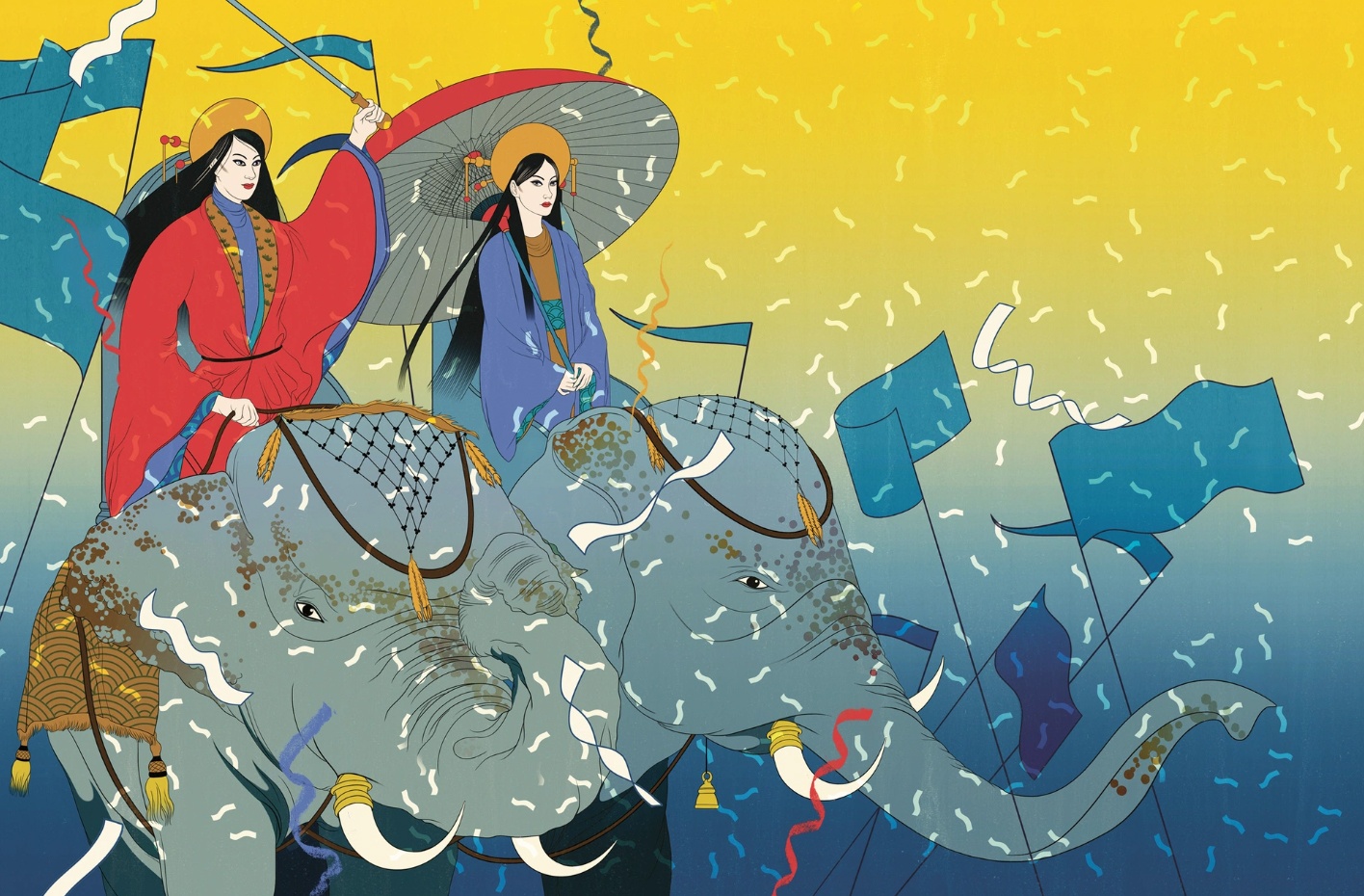 Nguoi Phap viet ve Hai Ba Trung hon 100 nam truoc hinh anh