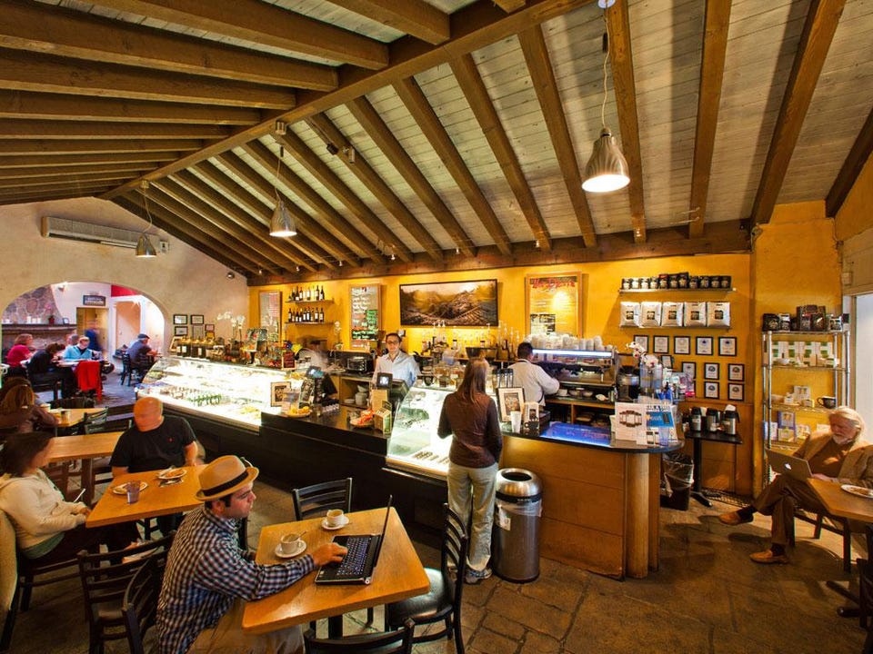 Van hoa ca phe o Thung lung Silicon hinh anh