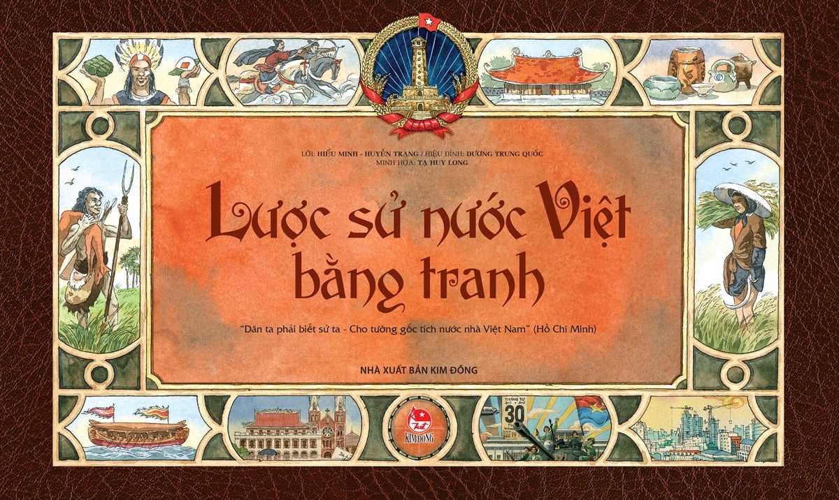 'Luoc su nuoc Viet bang tranh' hinh anh