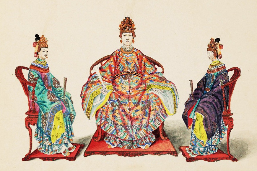 Giai ma bo tranh quy ve trieu Nguyen sau hon the ky luu lac hinh anh