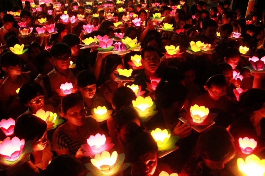 Nguon goc, y nghia cua le Vu lan, Xa toi vong nhan hinh anh