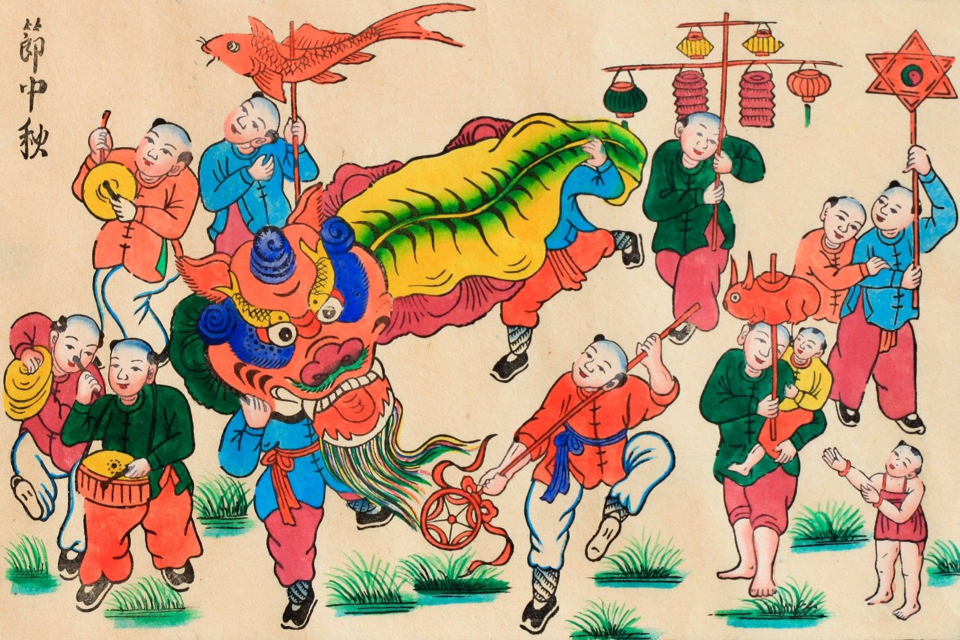 Trang, Tet Trung thu va nhung linh vat o cung trang hinh anh