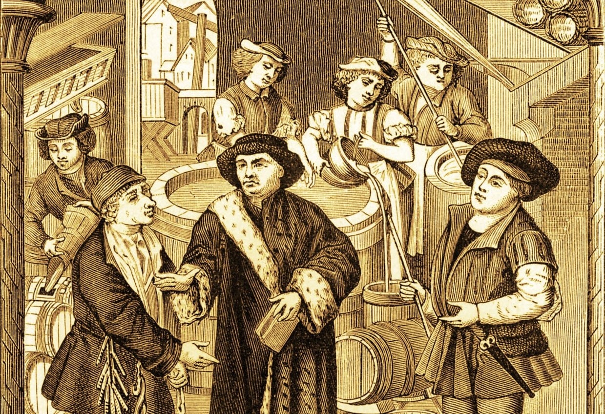 Nguoi thoi Trung co co uong bia thay nuoc khong? hinh anh