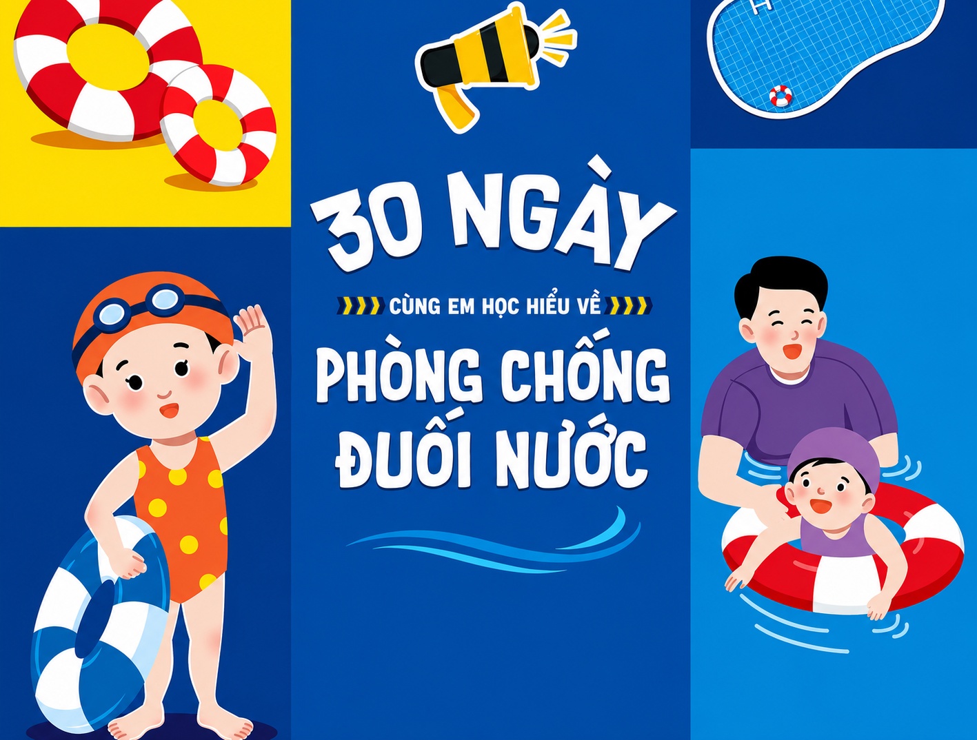 Giup tre phong chong duoi nuoc va ung pho nguy hiem mua he hinh anh
