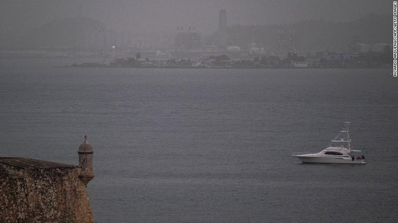 Dam may bui khong lo tu Sahara bao trum Caribbean va dang den My hinh anh