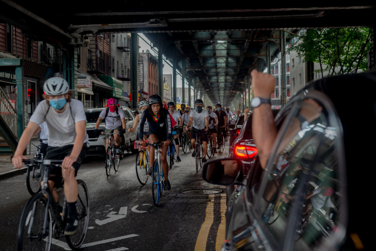 'Nhu mot doi ky binh' - cuoc bieu tinh tren yen xe dap o New York hinh anh