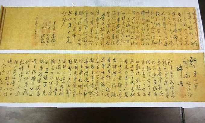 Buc thu phap quy cua Mao Trach Dong bi cat doi hinh anh