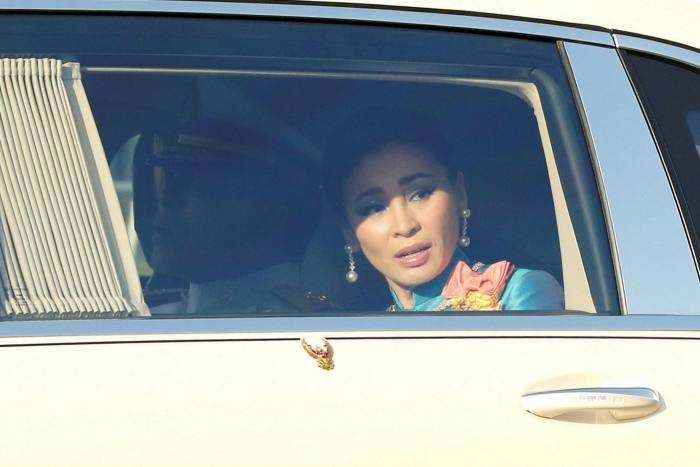 Nguoi bieu tinh Thai Lan bi truy to toi de doa hoang hau hinh anh