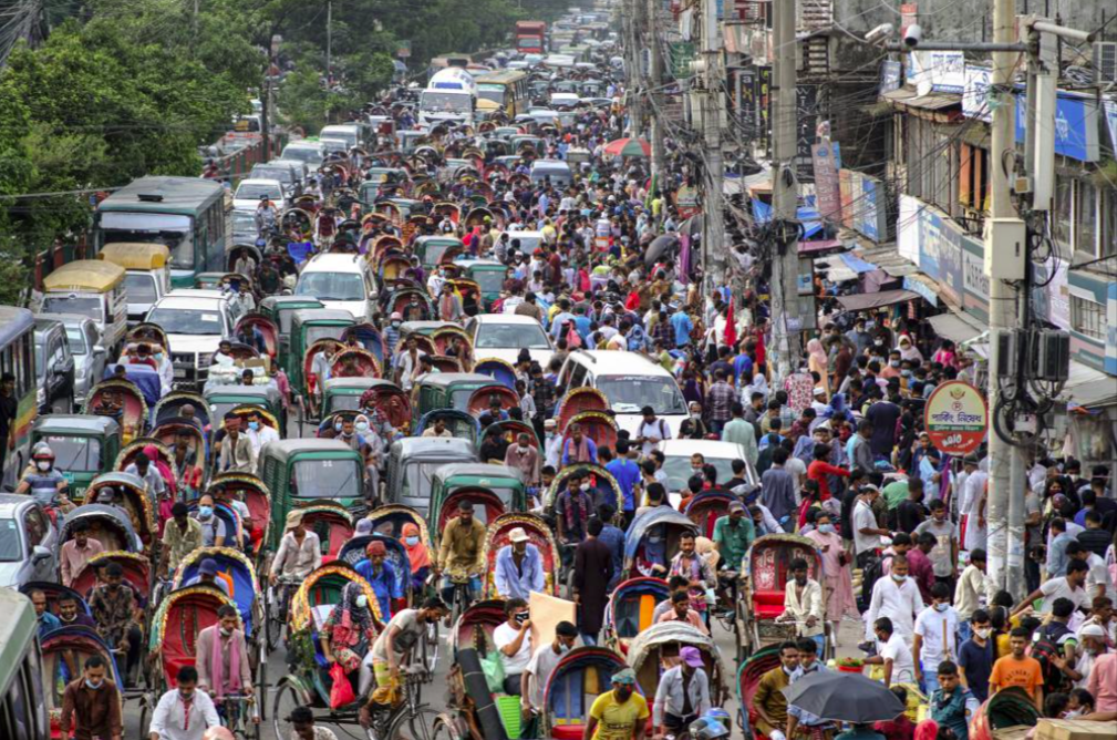 Bangladesh noi long phong toa de dan chuan bi cho le hoi hinh anh