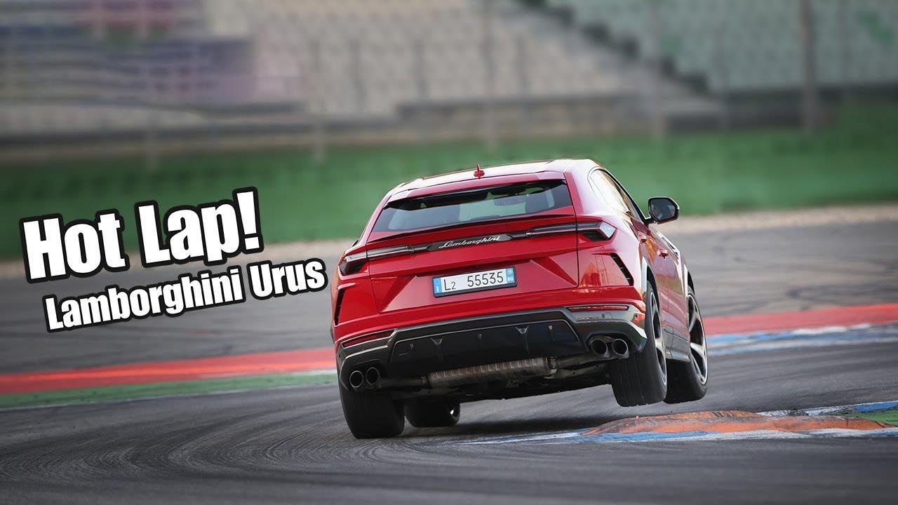 Xem SUV sieu sang Lamborghini Urus trinh dien tren duong dua Duc hinh anh