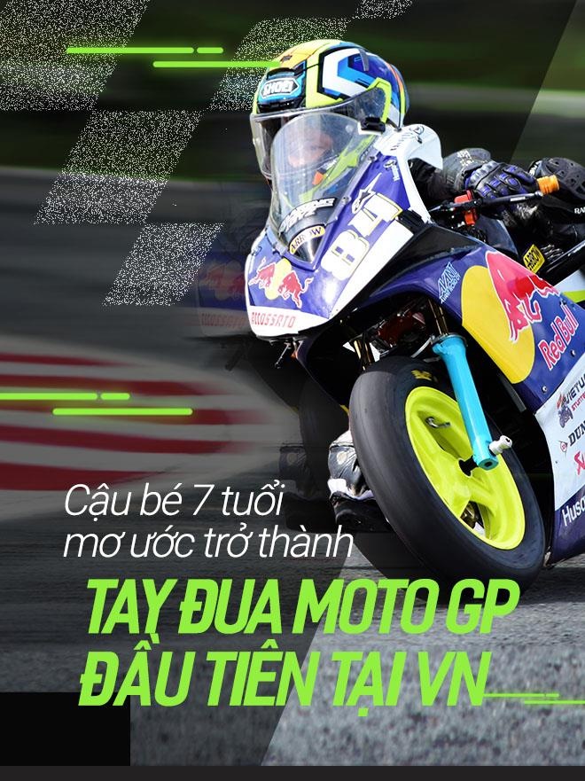 Hành trình đến Moto GP của 2 cậu bé 6 tuổi ảnh 1 Hanh trinh den Moto GP cua 2 cau be 6 tuoi anh 1