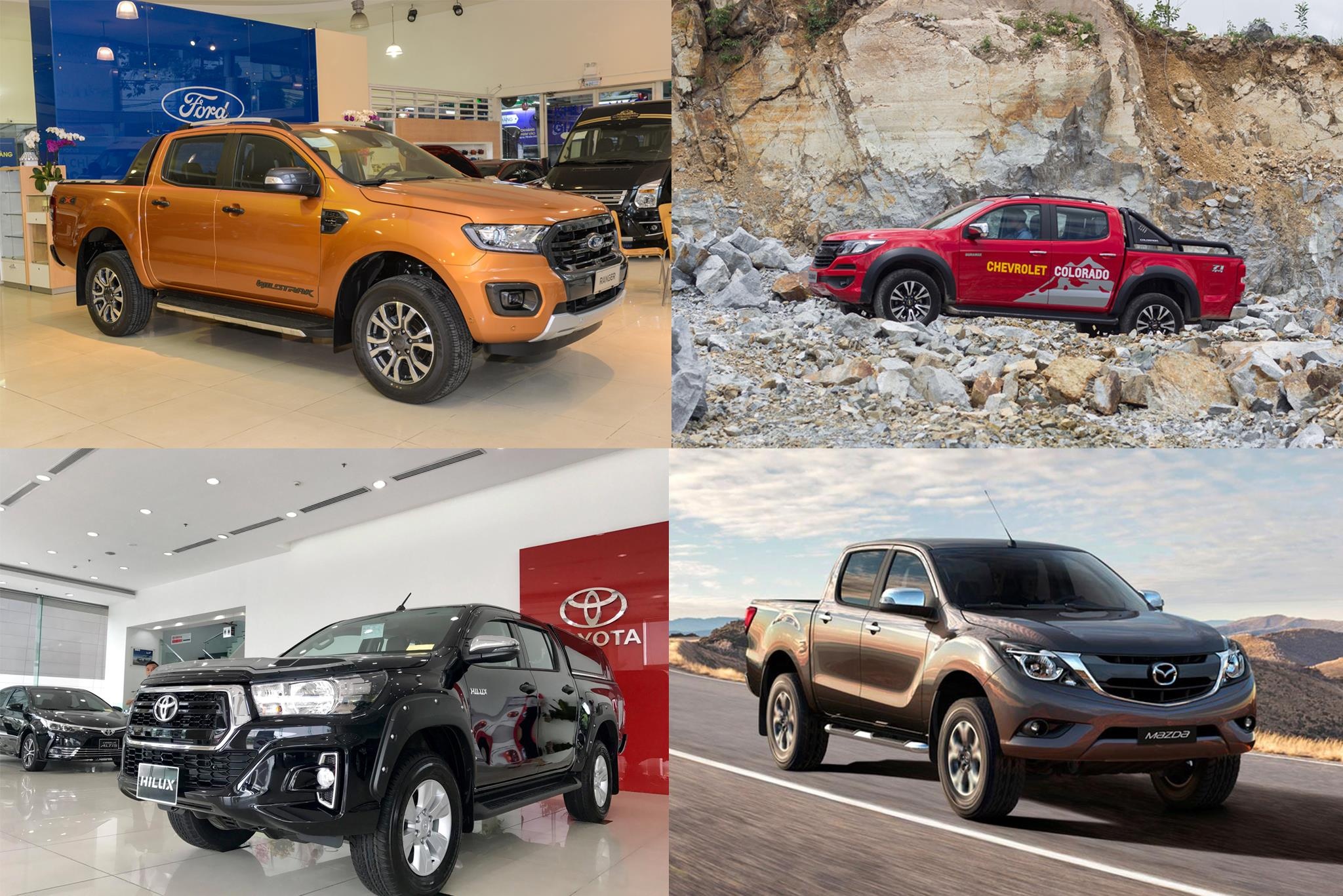 Thi truong xe ban tai thang 5 - Ford Ranger tiep tuc bo xa doi thu hinh anh