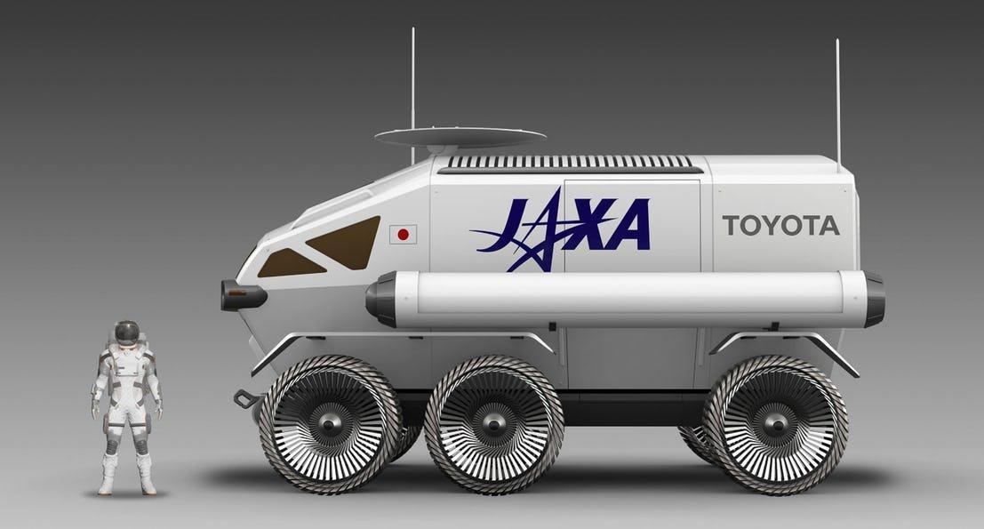 Toyota sản xuất xe thám hiểm mặt trăng ảnh 2 Toyota san xuat xe tham hiem mat trang anh 2
