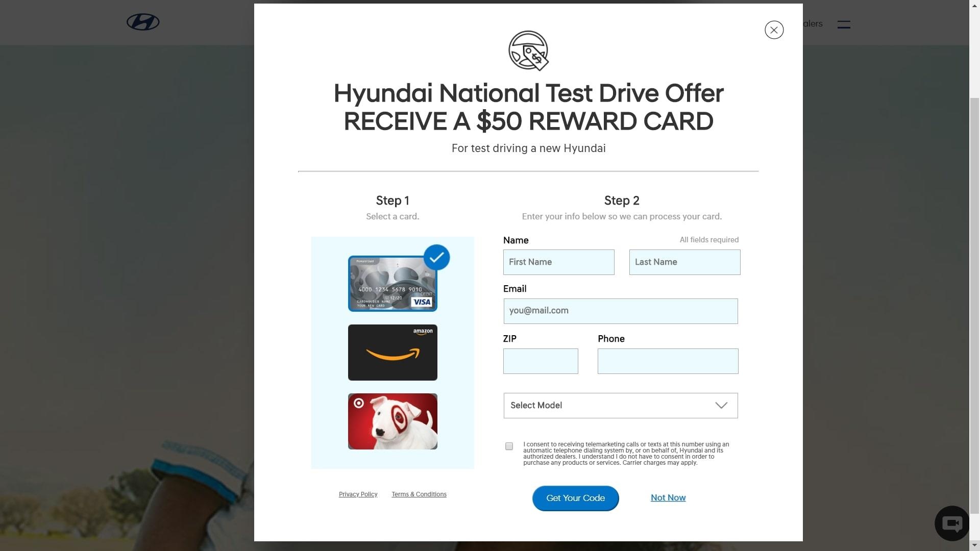 Hyundai cho tien nguoi dung de lai thu xe anh 1